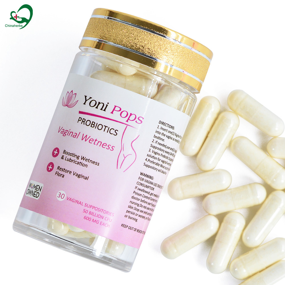 30 Pcs Yoni Probiotics Pops Vaginal Wetness pH Balance BV Yeast Infection Pills