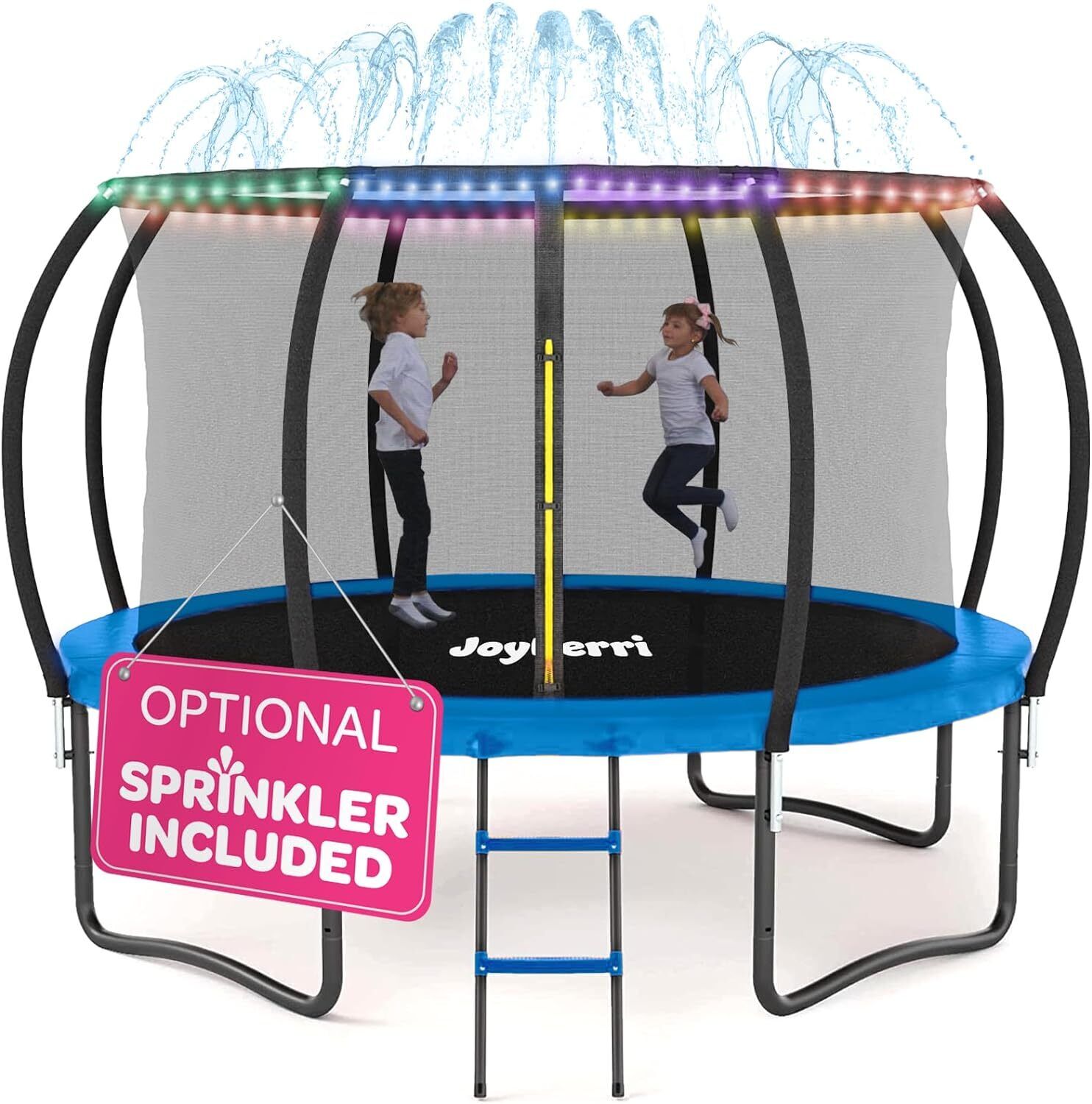 JoyBerri Trampoline for Kids and Adults - 8Ft 10Ft 12Ft 14FT Trampoline with Net