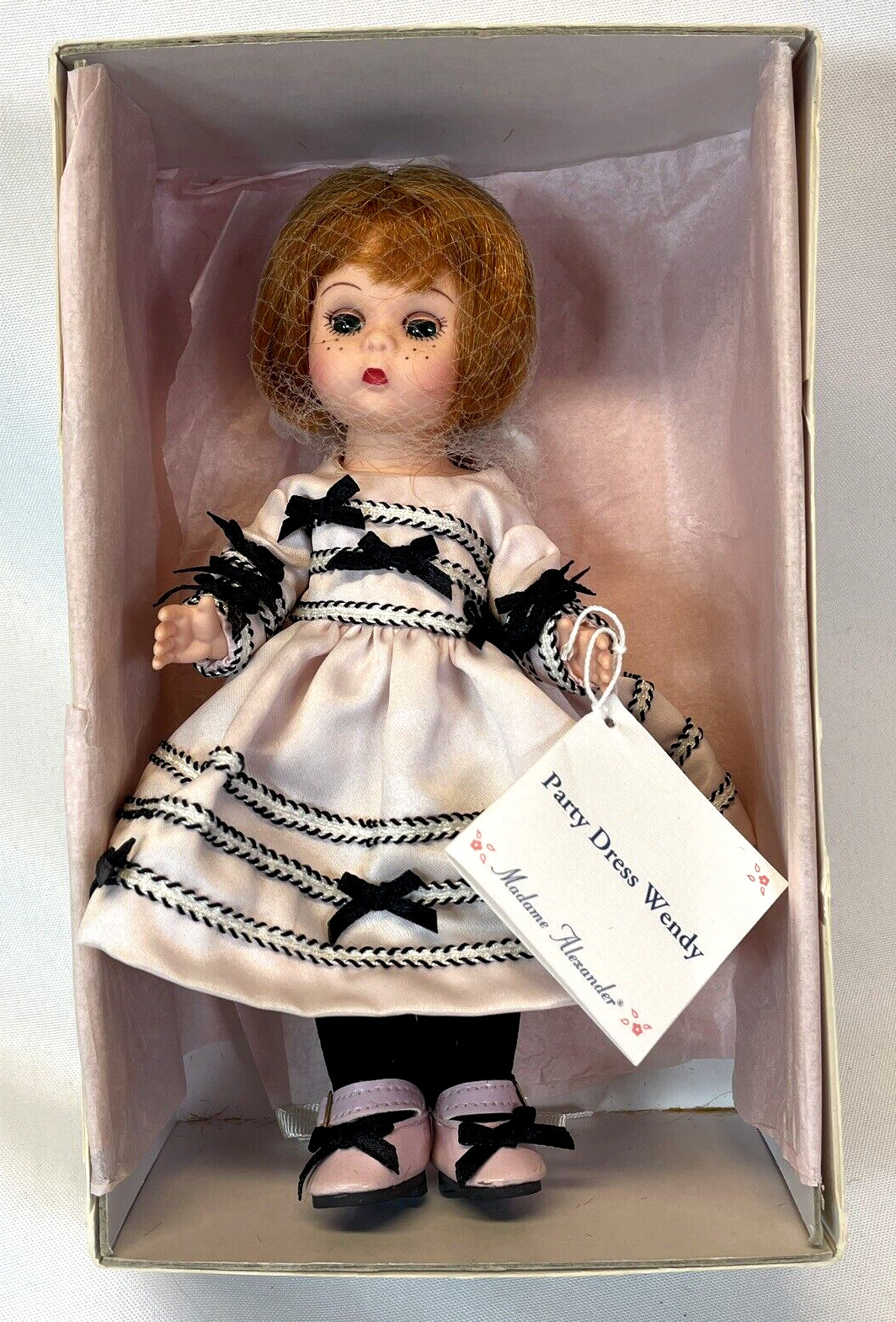 Madame Alexander Party Dress Wendy 38112 Redhead Doll Missing Hat