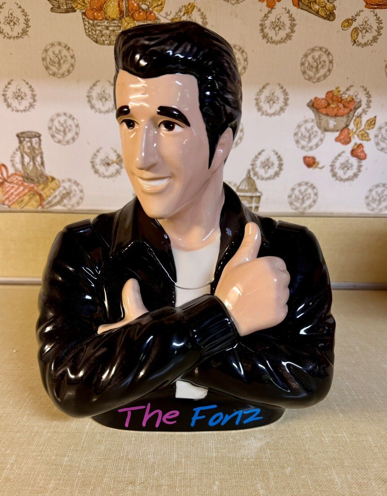 The Fonz Happy Days Cookie Jar•Westland Giftware 2011•Henry Winkler•TV Nostalgia