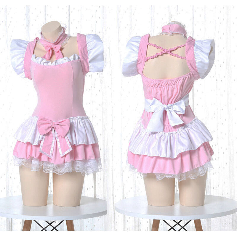 Sexy Lingerie Cute Maid Outfit Cosplay Costume Anime Student Uniform Night Dress