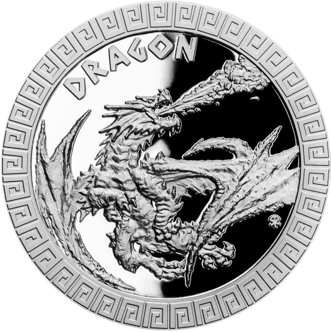 2020 Niue Mythical Creatures DRAGON 1 oz silver proof