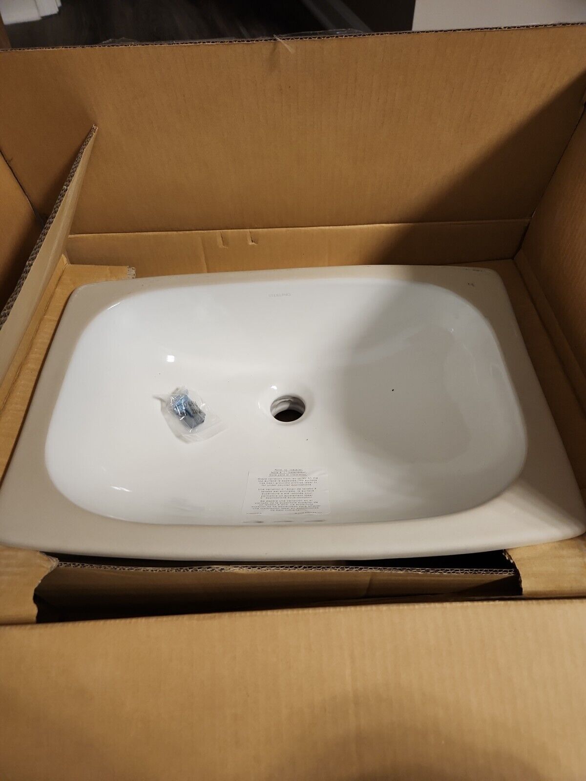 STERLING-442007-U-0 Stinson Under-Mounted Bathroom Sink in White*NEW*