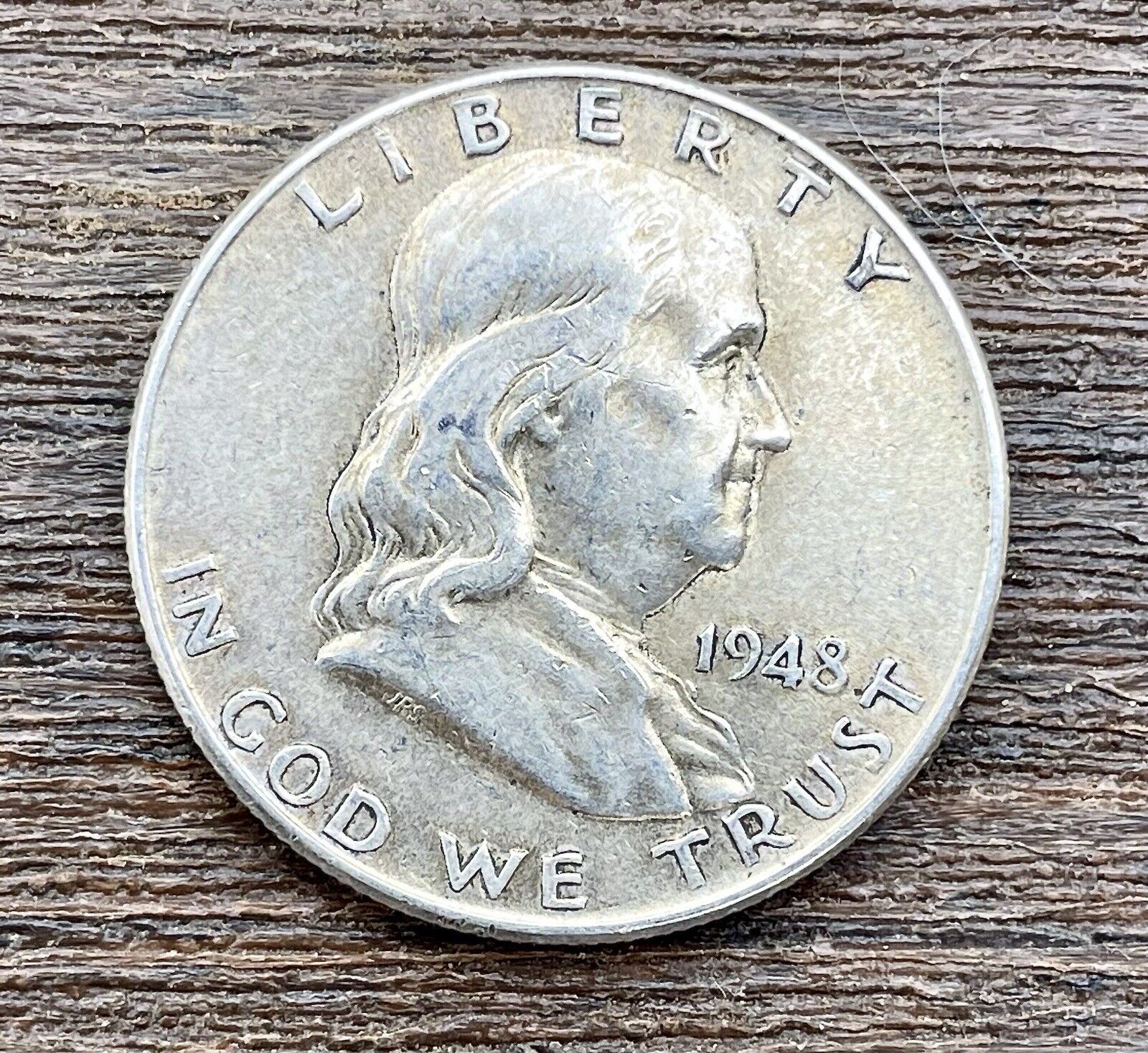1948 50C Franklin Half Dollar