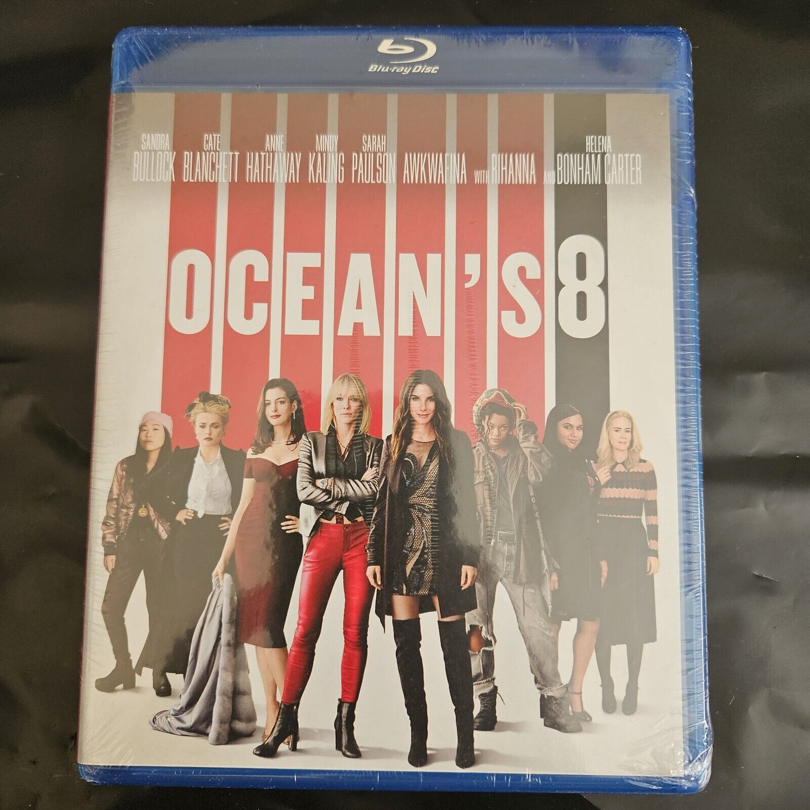 Ocean\'s 8 Blu-ray DVD w/Slipcover Sandra Bullock Cate Blanchett Sealed NEW