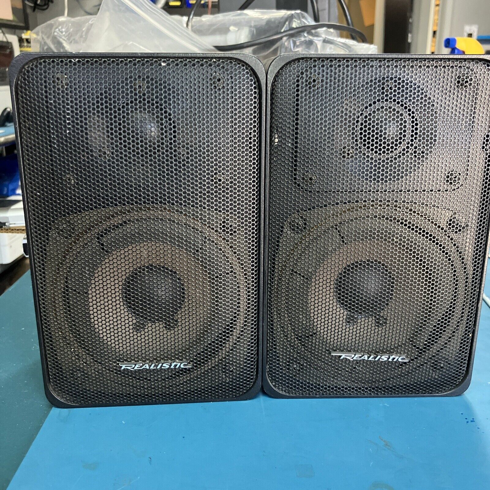 Vintage Pair Realistic Optimus Pro-77 Speakers ~ Working ~ Need Foam