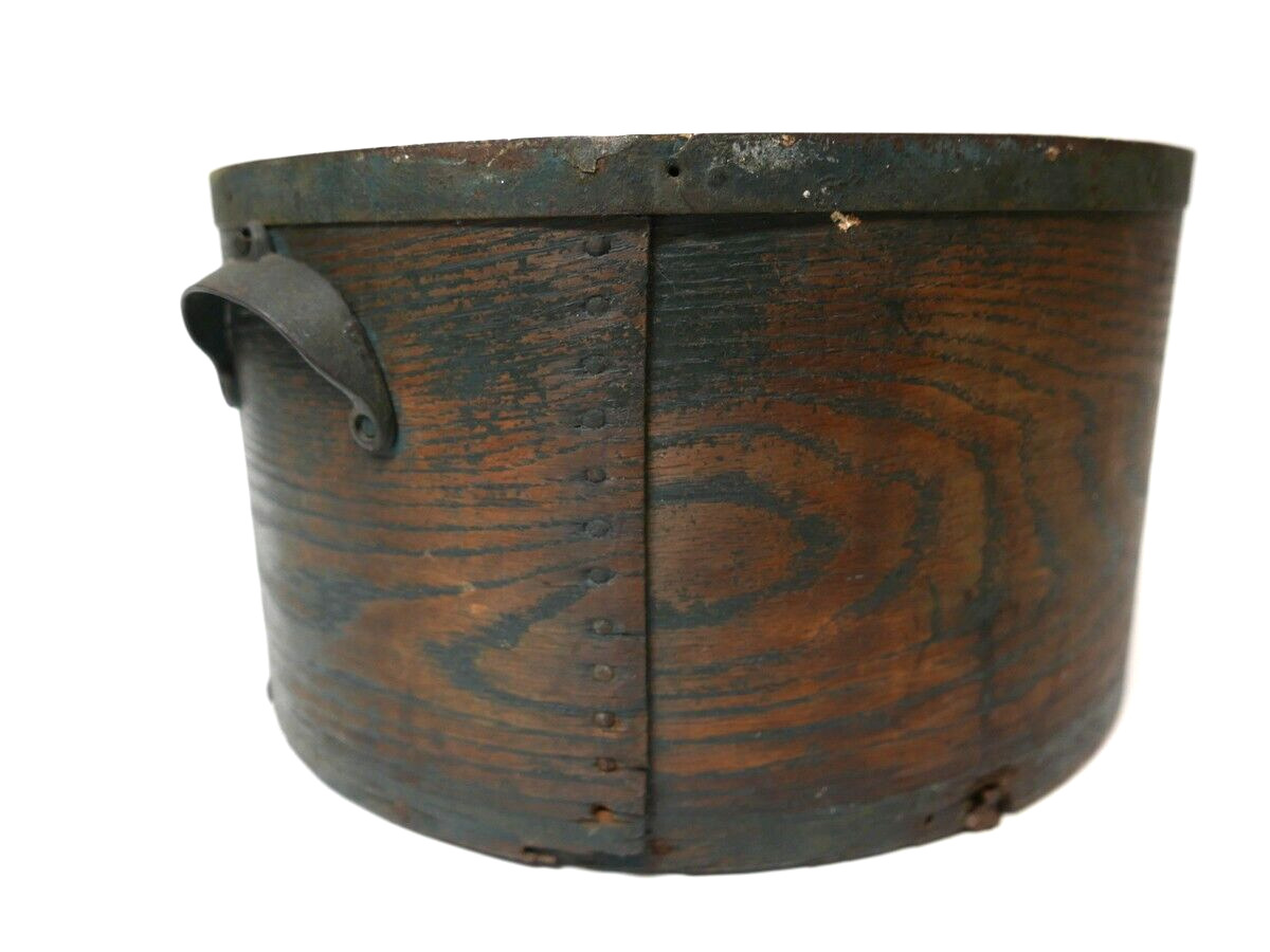 Early Antique Daniel Cragin Wilton NH Wooden Grain Measure  *Needs Repair *READ