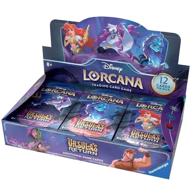 Disney Lorcana: Ursula\'s Return - Booster Box Ships 5/31 New Sealed