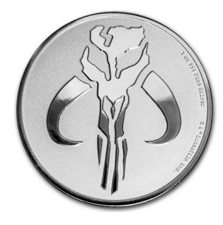 Mandalorian Mythosaur 1 oz fine silver coin Niue 2$ 2020