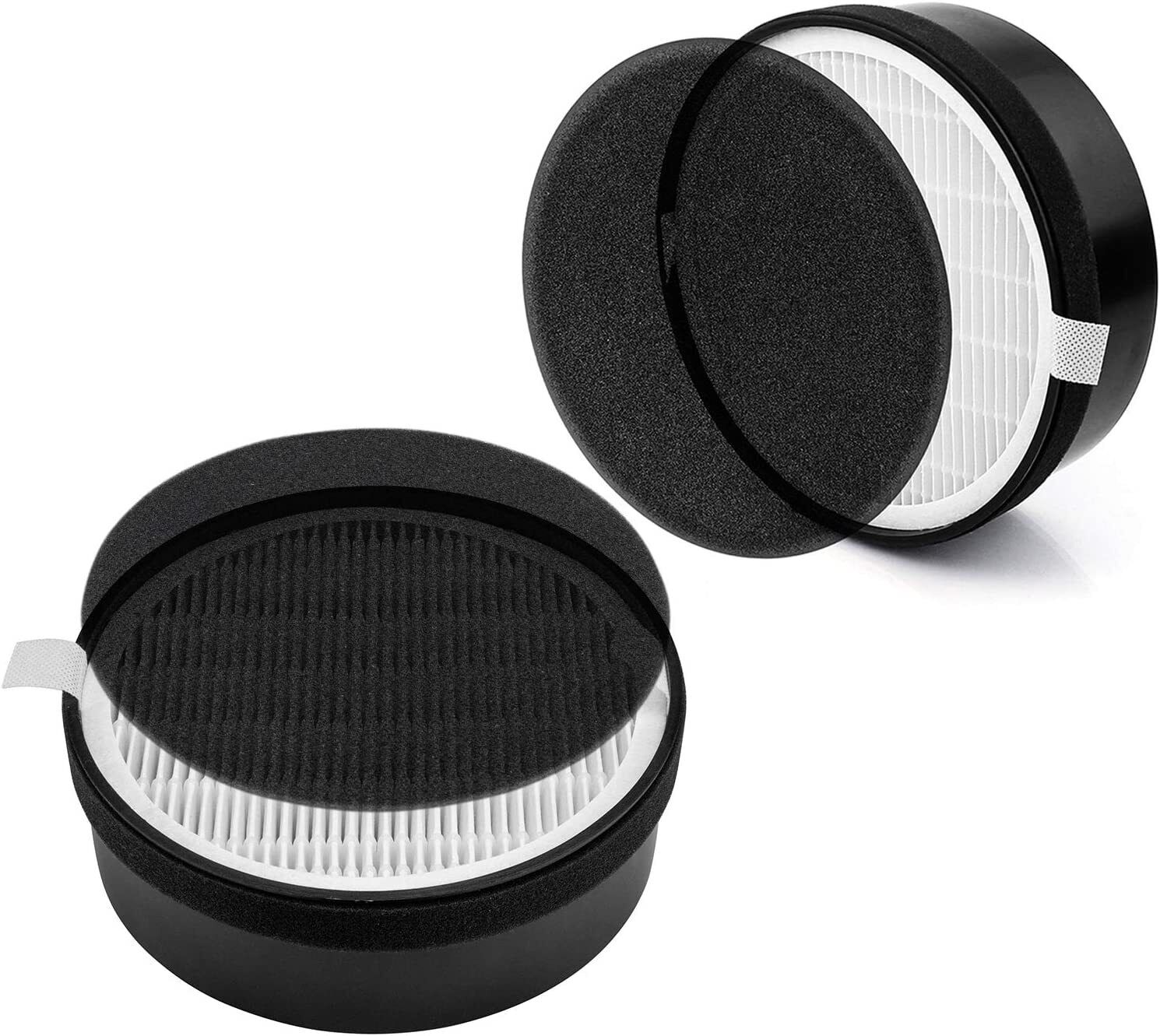 2Pack True HEPA+Activated Carbon Filter for LEVOIT LV-H132 Air Purifier Filter
