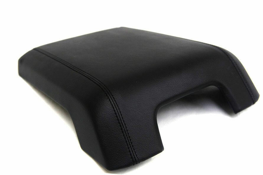 Fits 11-16 Ford F250 Super Duty Center Console Lid Cover Faux Leather Black