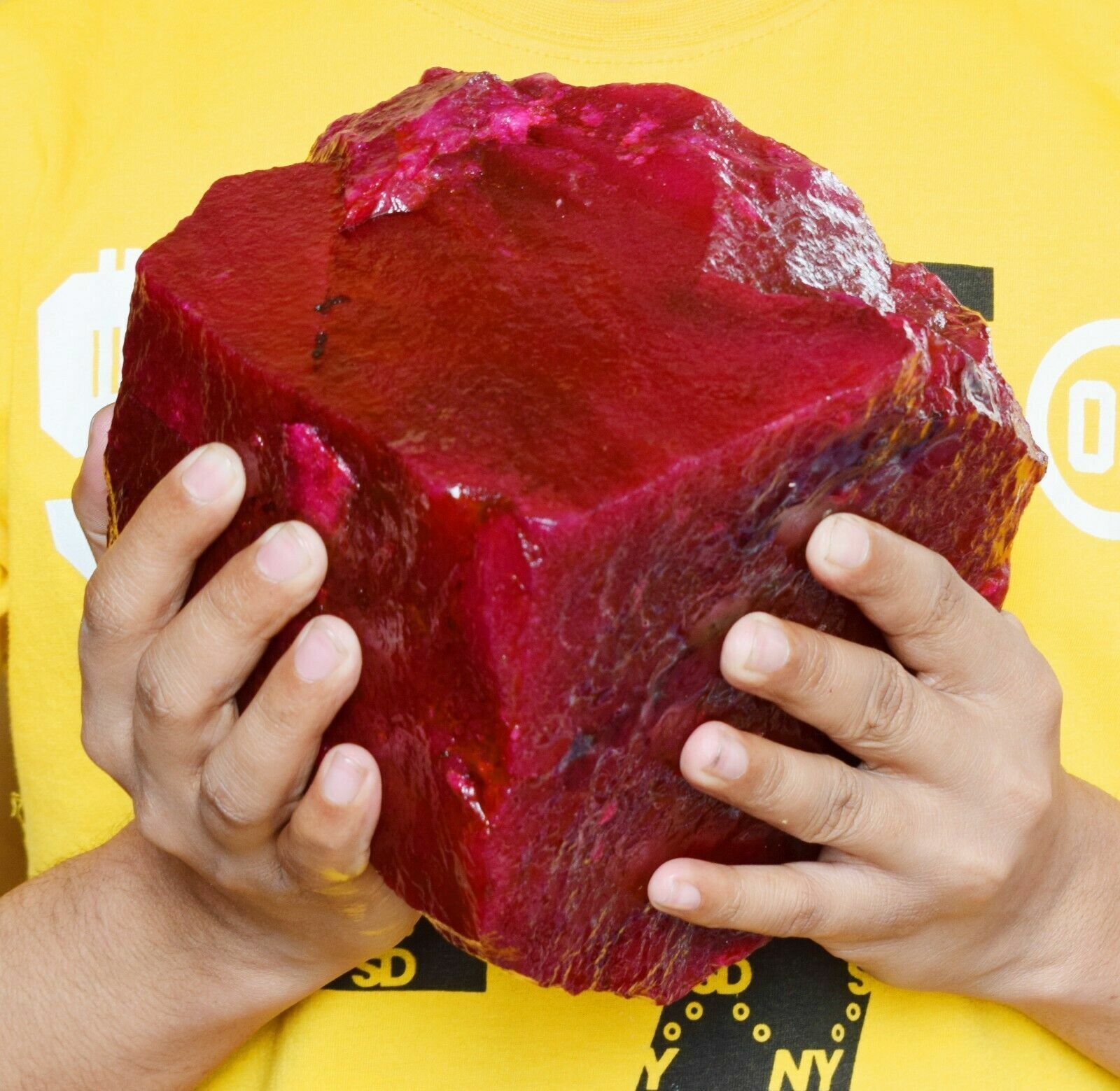 Big Sale Natural Most Rare Red Ruby 32000 Ct/6.550 Kg Gemstone Big Rough URW