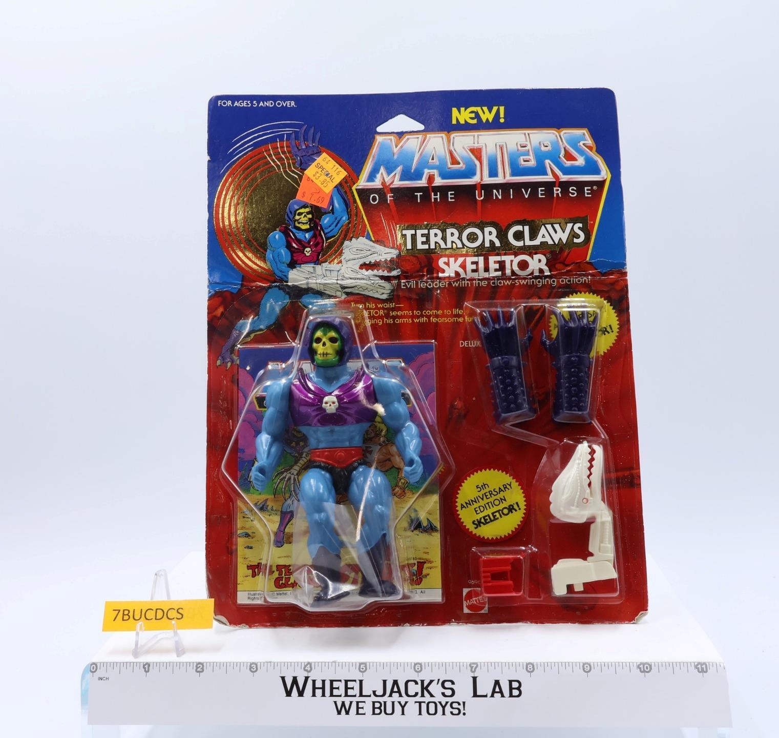 Terror Claws Skeletor Masters of the Universe MOTU 1985 Mattel NEW MOSC SEALED