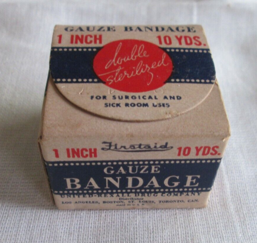 Vintage REXALL Gauze Bandage - 10 yards 1\