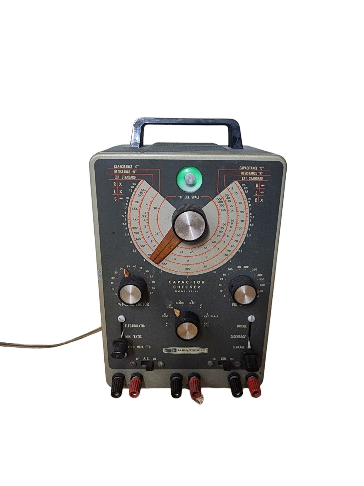 Vintage Heathkit Model IT-11 Capacitor Checker
