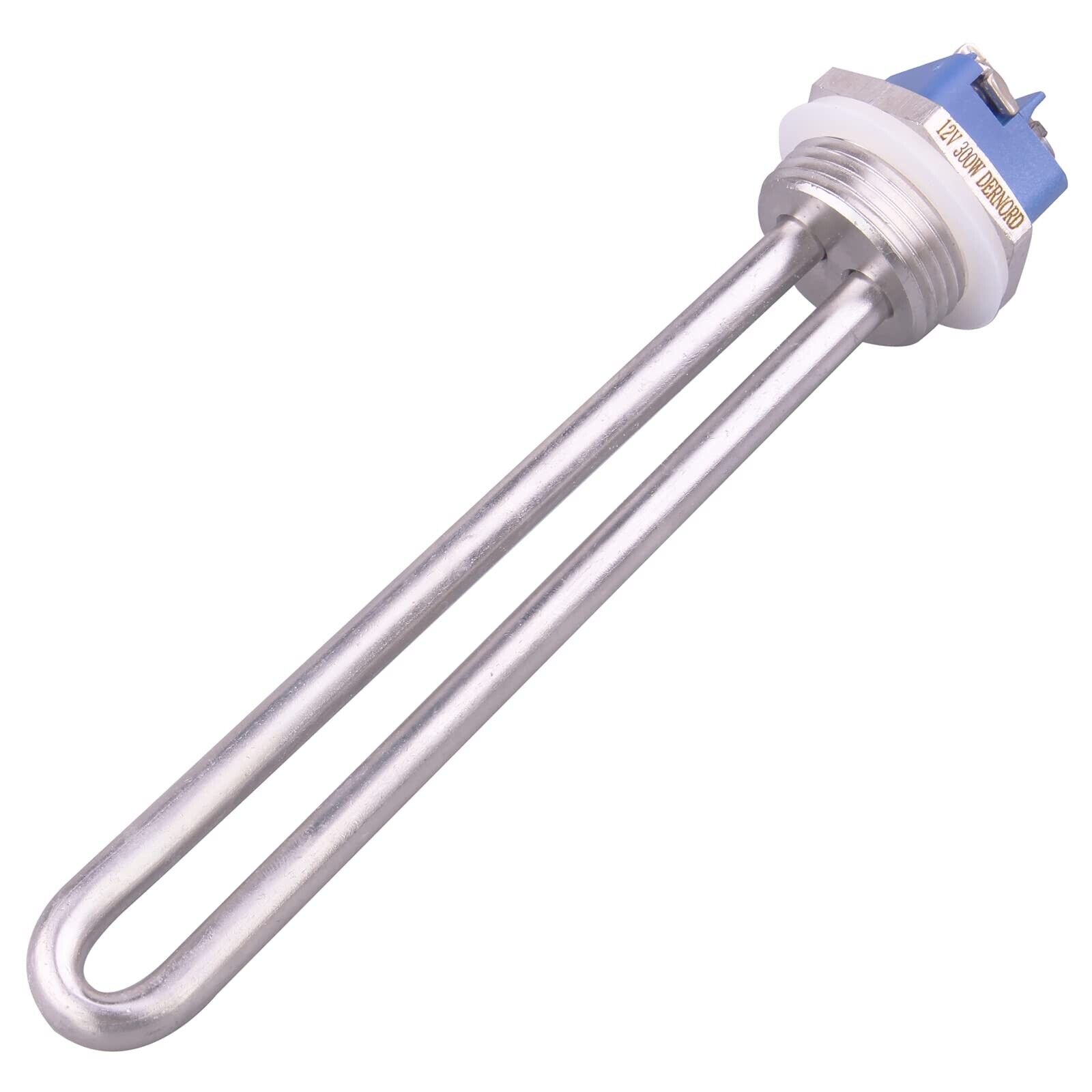 DERNORD 12V 300W DC Immersion Heater Submersible Water Heater Element Stainle...