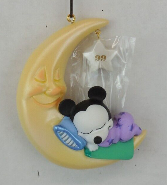 1999 Hallmark Keepsake Ornament Baby Mickey\'s Sweet Dreams