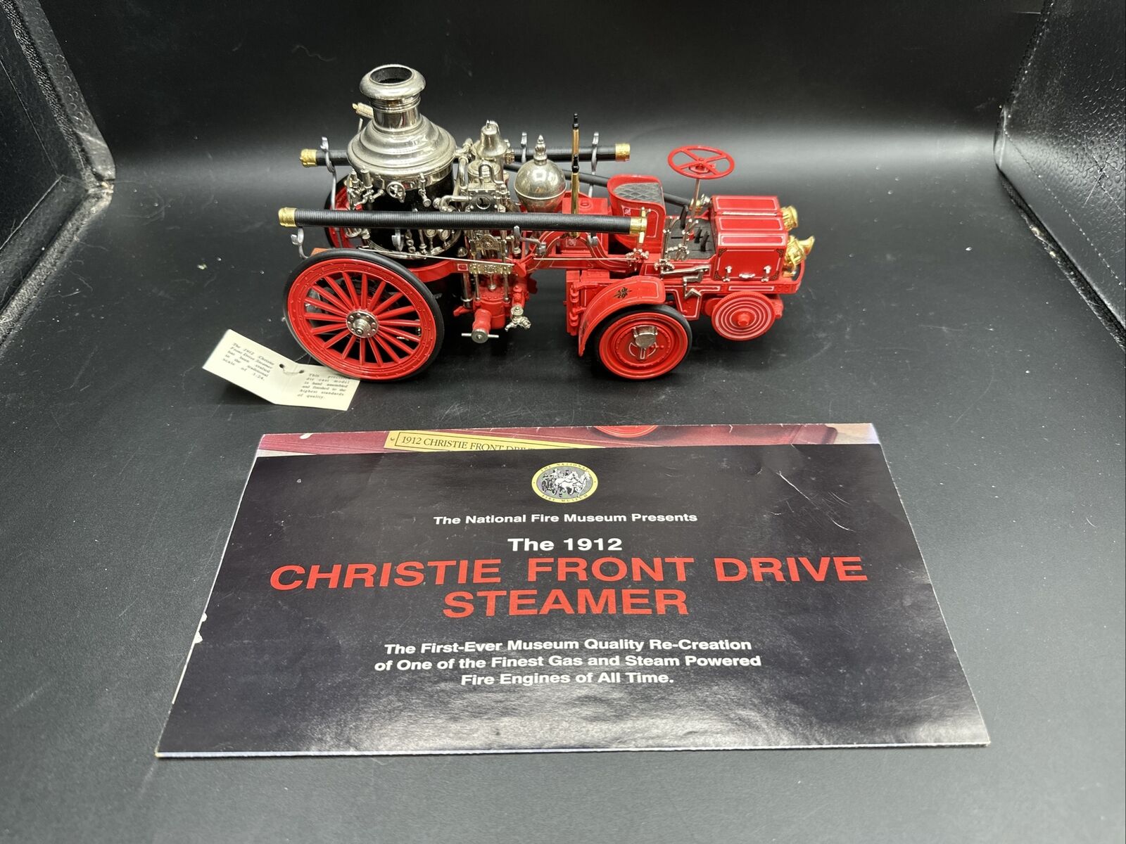 Franklin Mint 1912 Christie Front Drive Steamer Fire Engine Truck 1/24 scale
