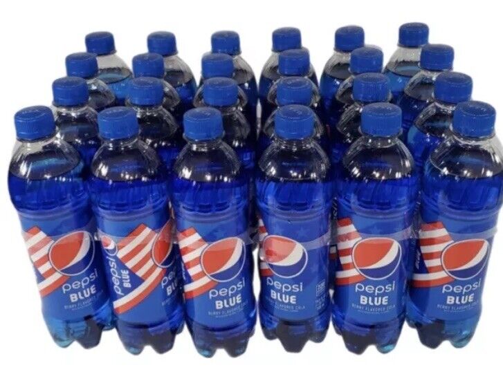 Pepsi Blue (2021) USA Release 16.9oz Bottle Discontinued, Unopened