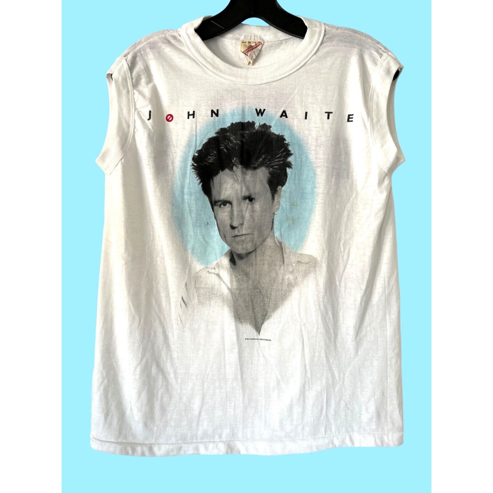 1984 John Waite Concert T-Shirt Small ON TOUR Original Sleeveless Ring