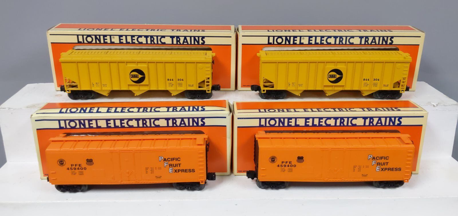 Lionel 6-17305/6-17123 O Gauge Assorted Freight Cars [4] EX/Box