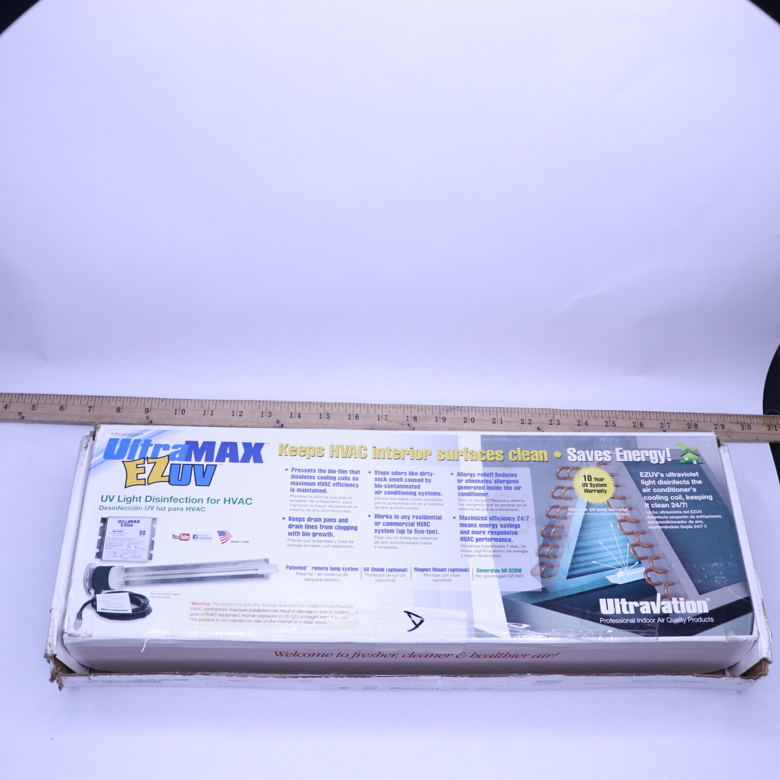 Ultra Maz EZ UV Light Disinfection Plug-in Upgrade Kit For HVAC 17\