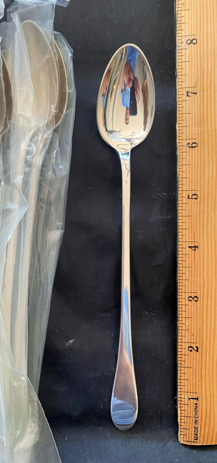 POINTED ANTIQUE STERLING SILVER 4 ICE TEASPOON FOR 1 BID  FOR ALL   polished
