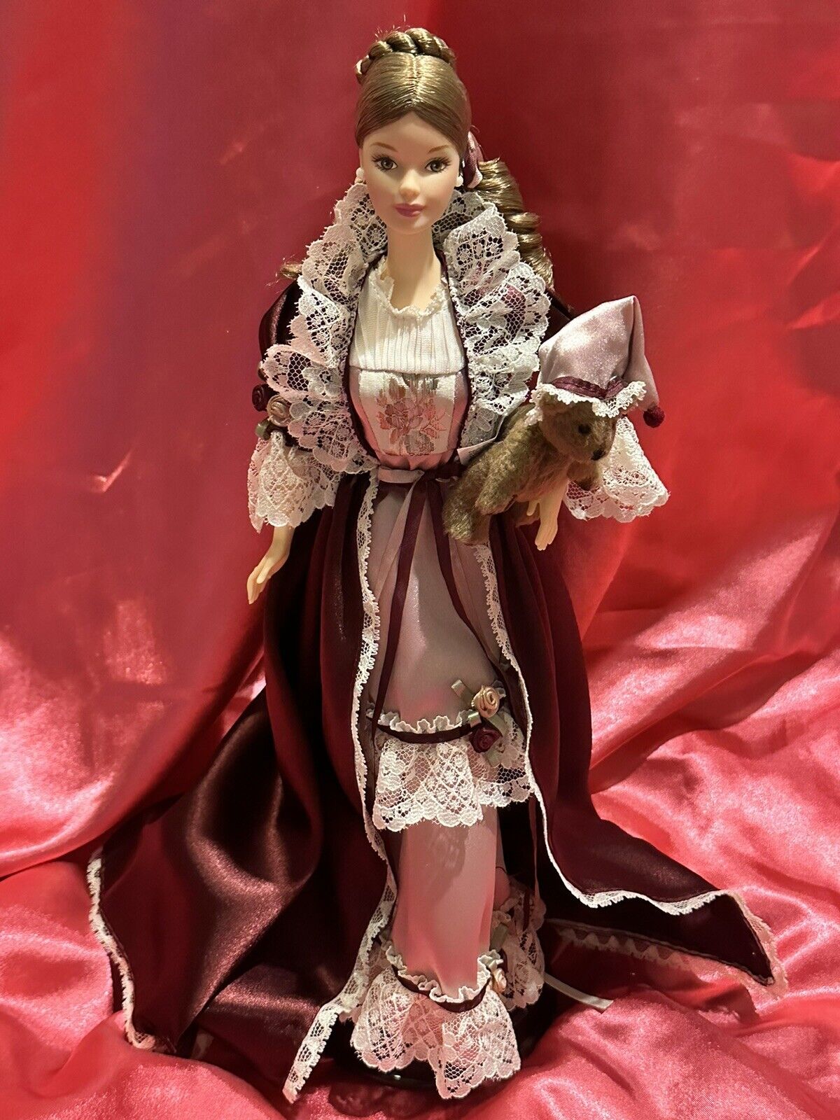 Victorian Barbie W/ Cedric Bear Collector Edition Doll 1999 Mattel #25526 NO BOX