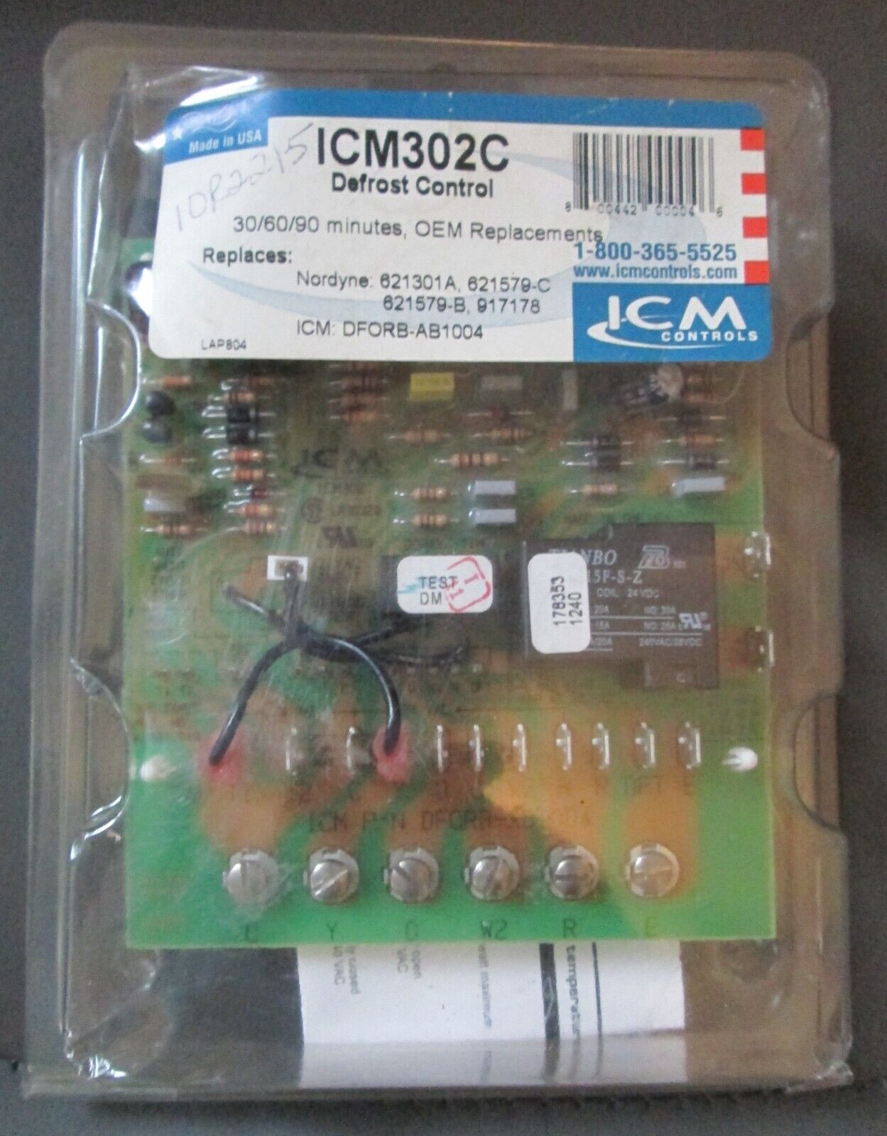 Defrost Control ICM302C  30/60/90 OEM Replacements New