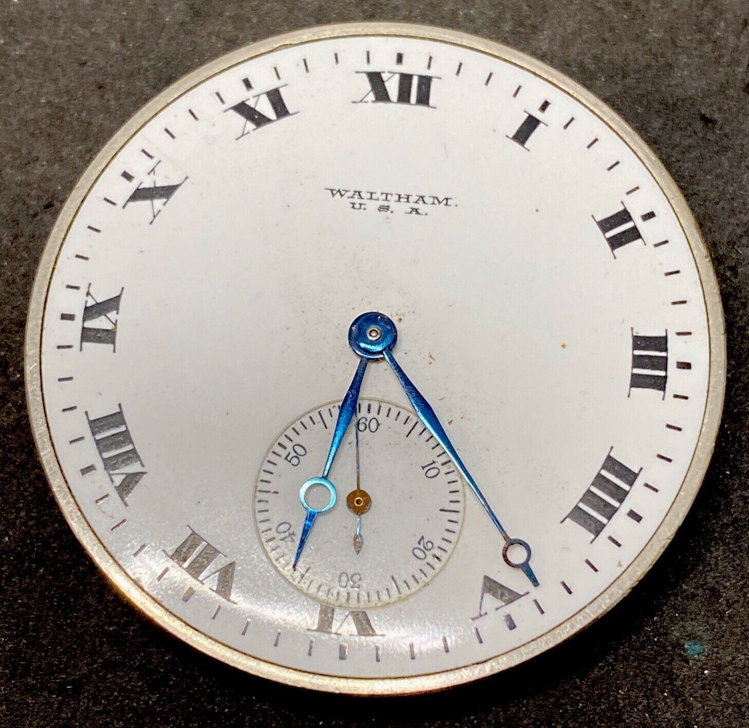 Waltham Royal Grade Pocket Watch Movement 12s 17j Openface 1894 Ticking F6475