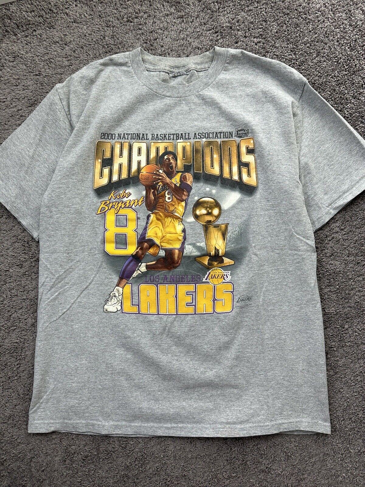 Vintage Kobe Bryant Tee Size XL Lakers CSA NBA Tee Vtg Shirt NBA Y2K Rap Tee