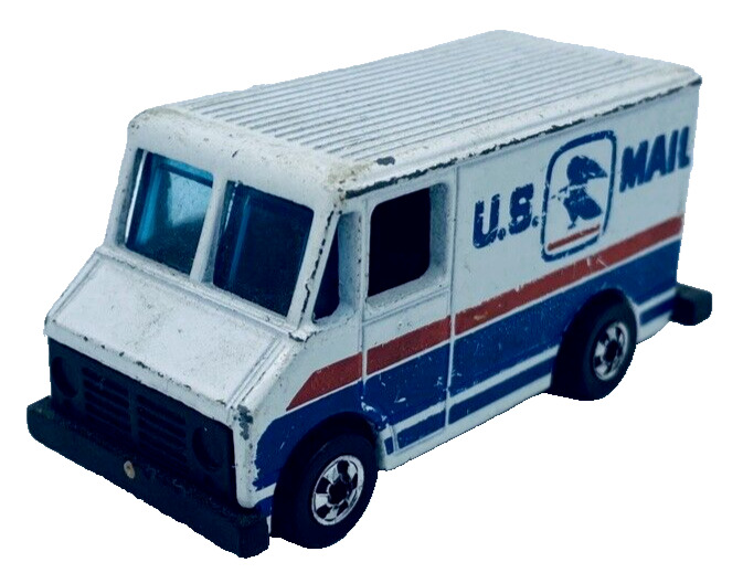 Hot Wheels Vintage USPS Mail Van 1976 Mattel United Postal Service Diecast Metal