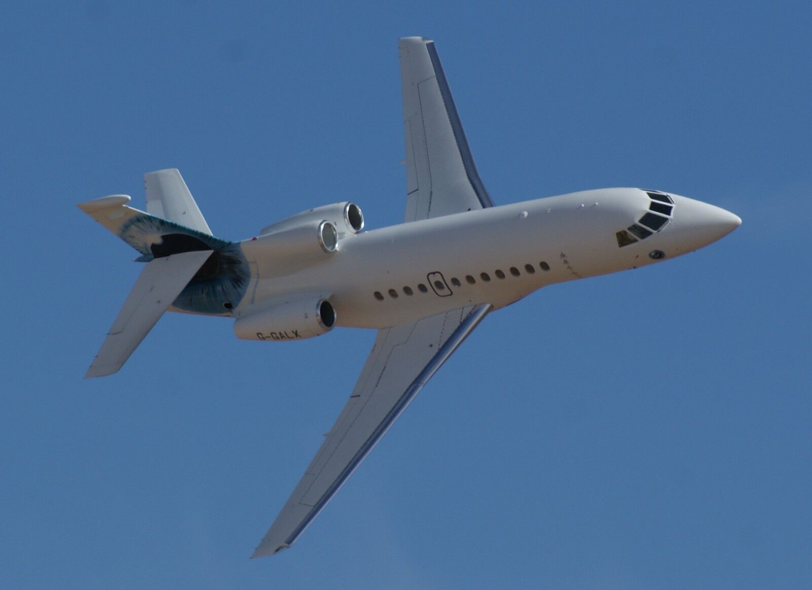Dassault Falcon 900DX Airplane Wood Model Replica Large 