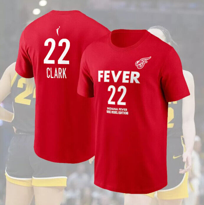 Caitlin Clark #22 Indiana Fever 2024 Player Name & Number T-Shirt