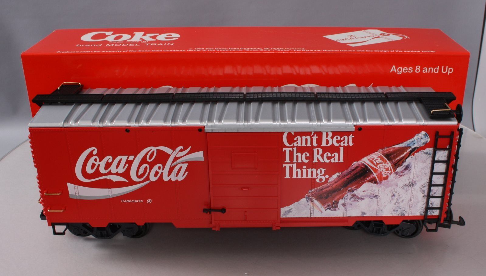 LGB 4291 G Scale Coca-Cola Cant Beat The Real Thing Refrigerator Car EX/Box
