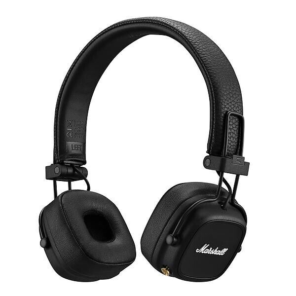 Marshall - Major IV Bluetooth Headphone with wireless charging Black