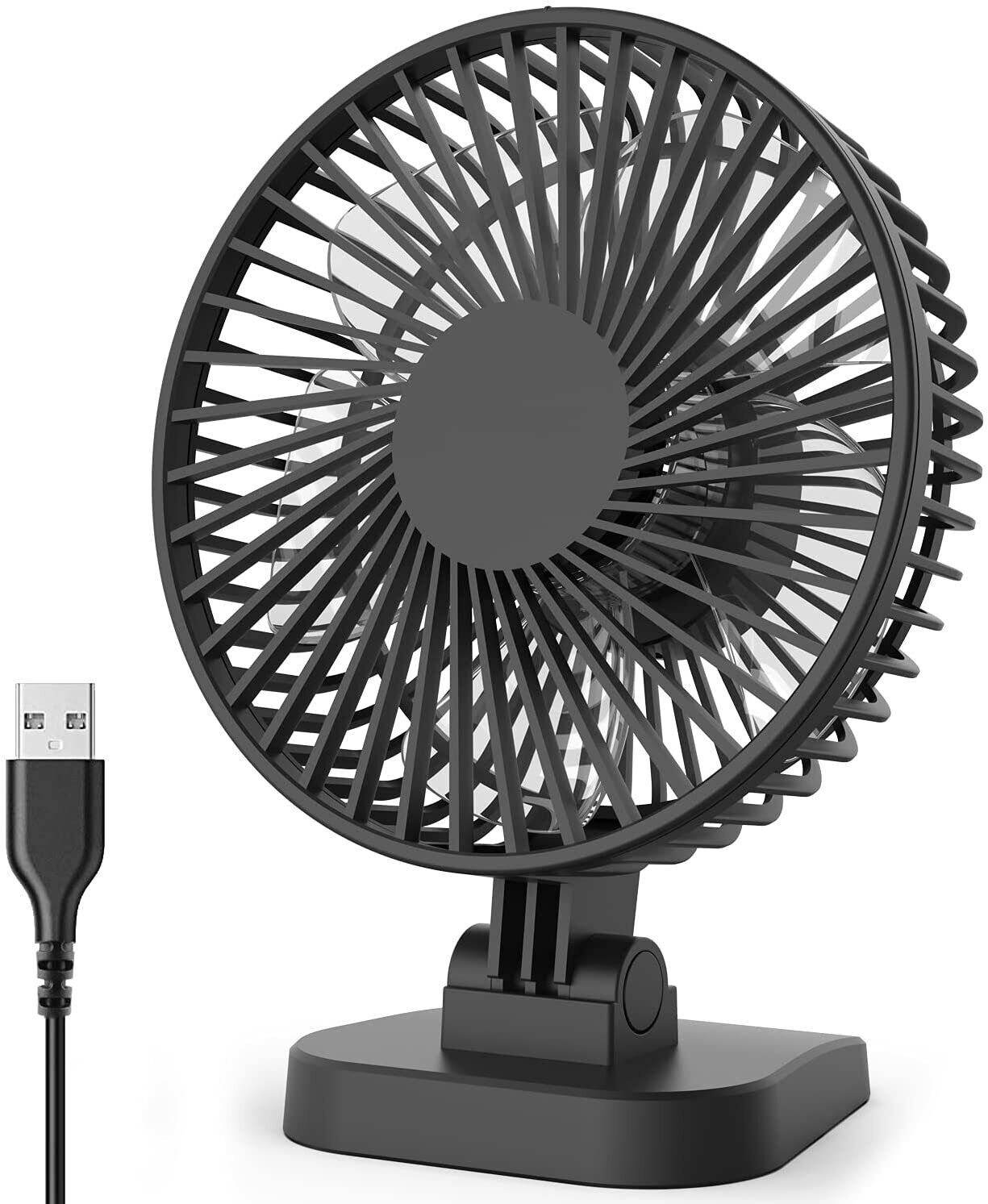 4 Inch Universal Portable Mini Electric USB Cooling Fan for Office Desk Car US