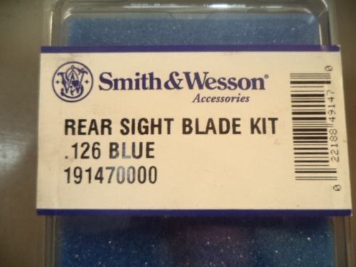 191470000 Smith & Wesson Revolver K, L, N & X Frame Rear Sight Kit .126\