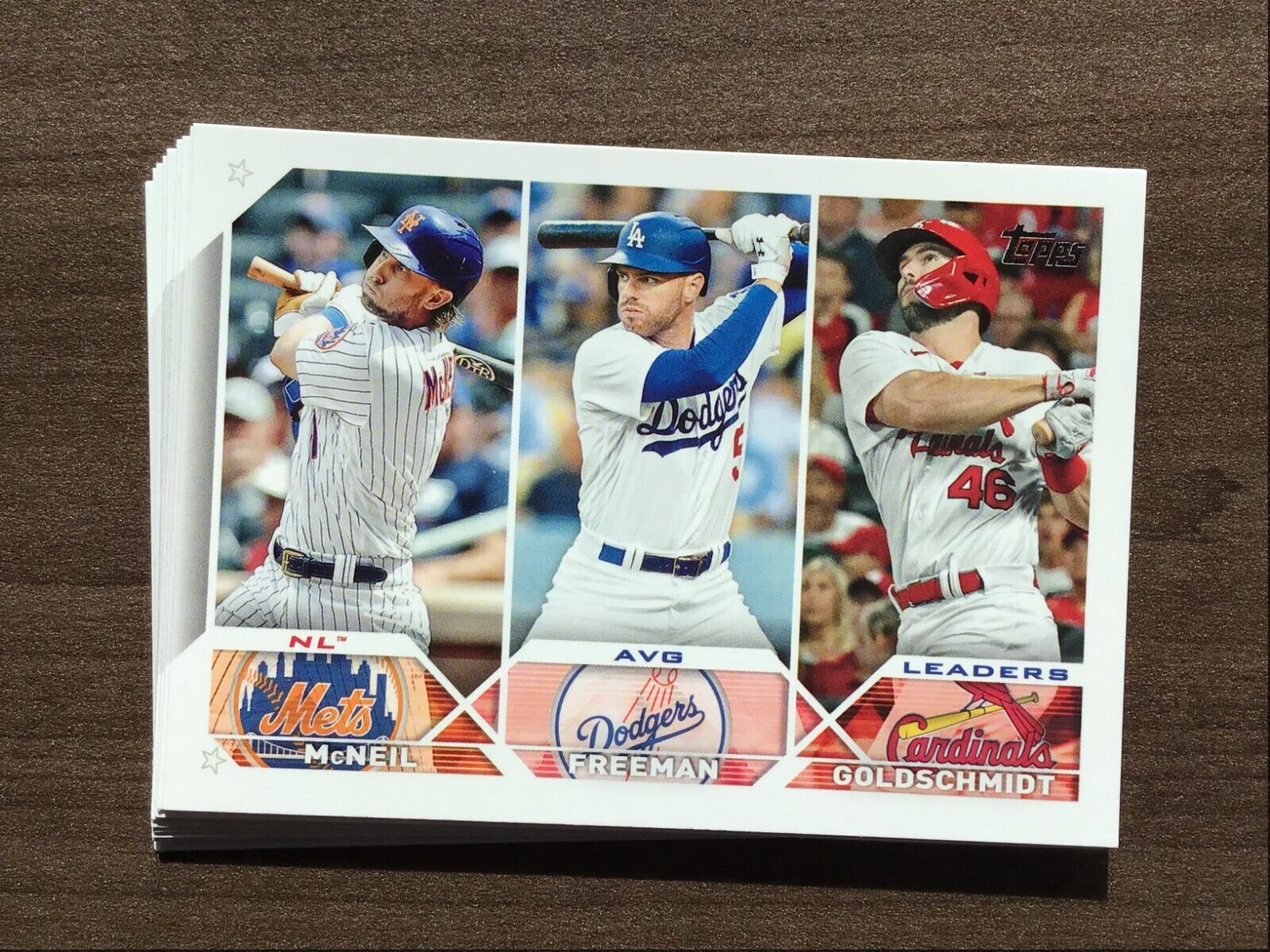 2023 Topps Series 1 AL/NL League Leaders Complete Set ~ 10 cards