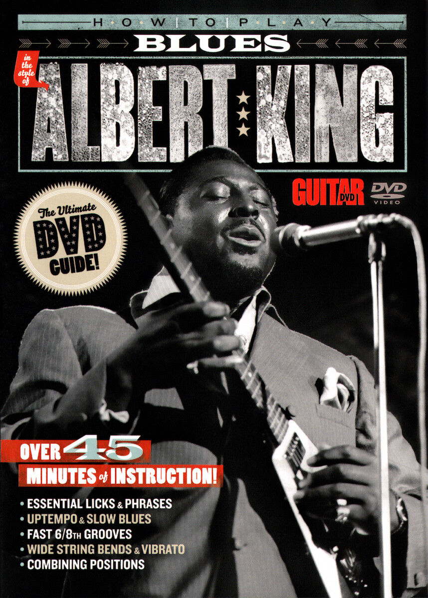 Learn to Play BLUES GUITAR STYLE ALBERT KING Video Lessons DVD with ANDY ALEDORT