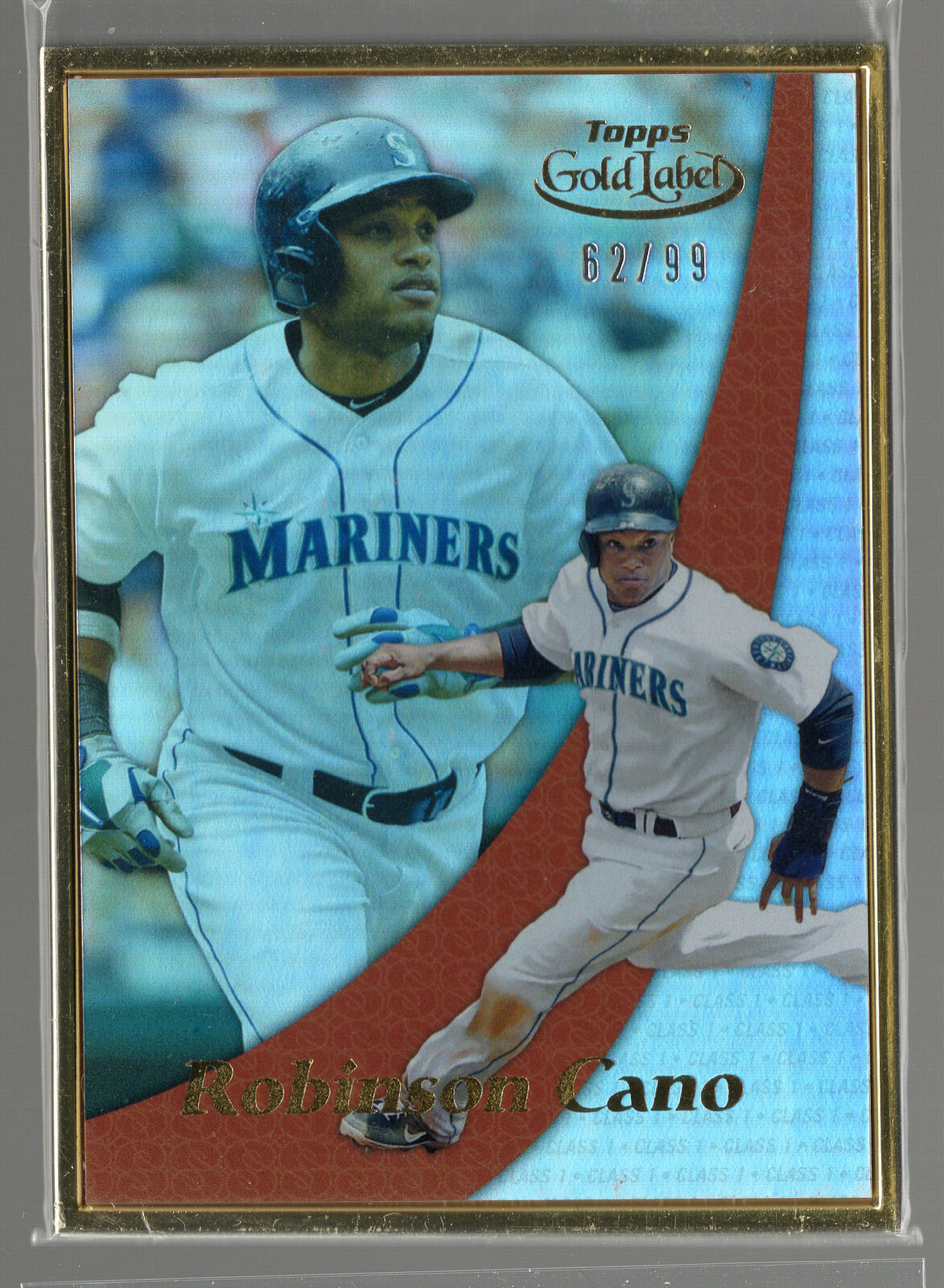 2014 Topps #GL-25 Robinson Cano Framed Gold Label #/99