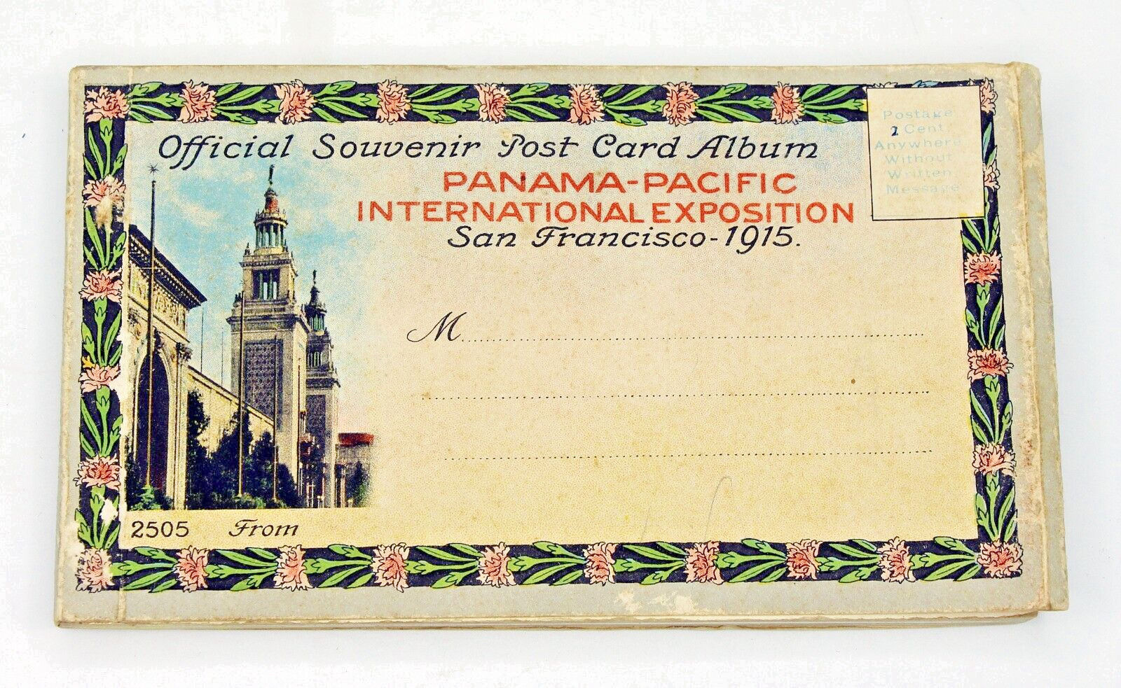 1915 Souvenir Postcard Album PANAMA PACIFIC INTERNATIONAL EXPOSITION SanFranPPIE