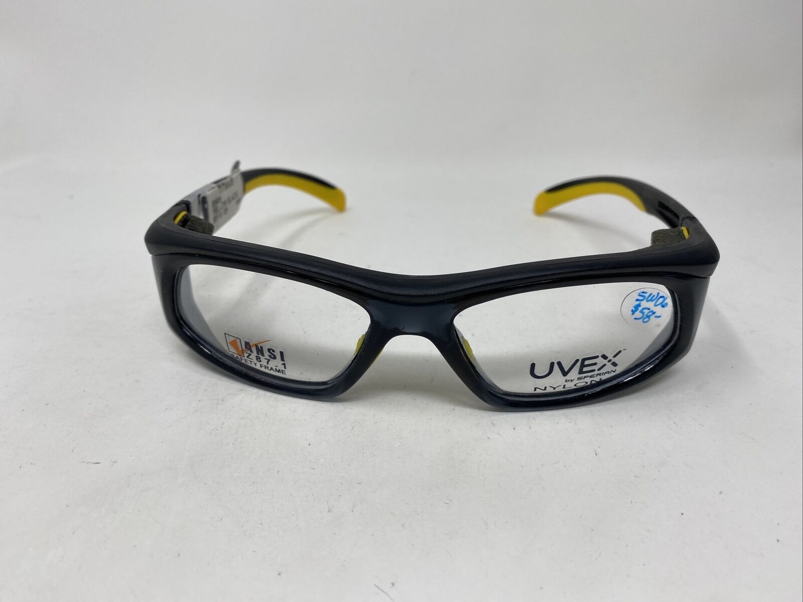 UVEX BY HONEYWELL SW06 YELLOW BLACK 57/16/125 Safety Eyeglass :H32