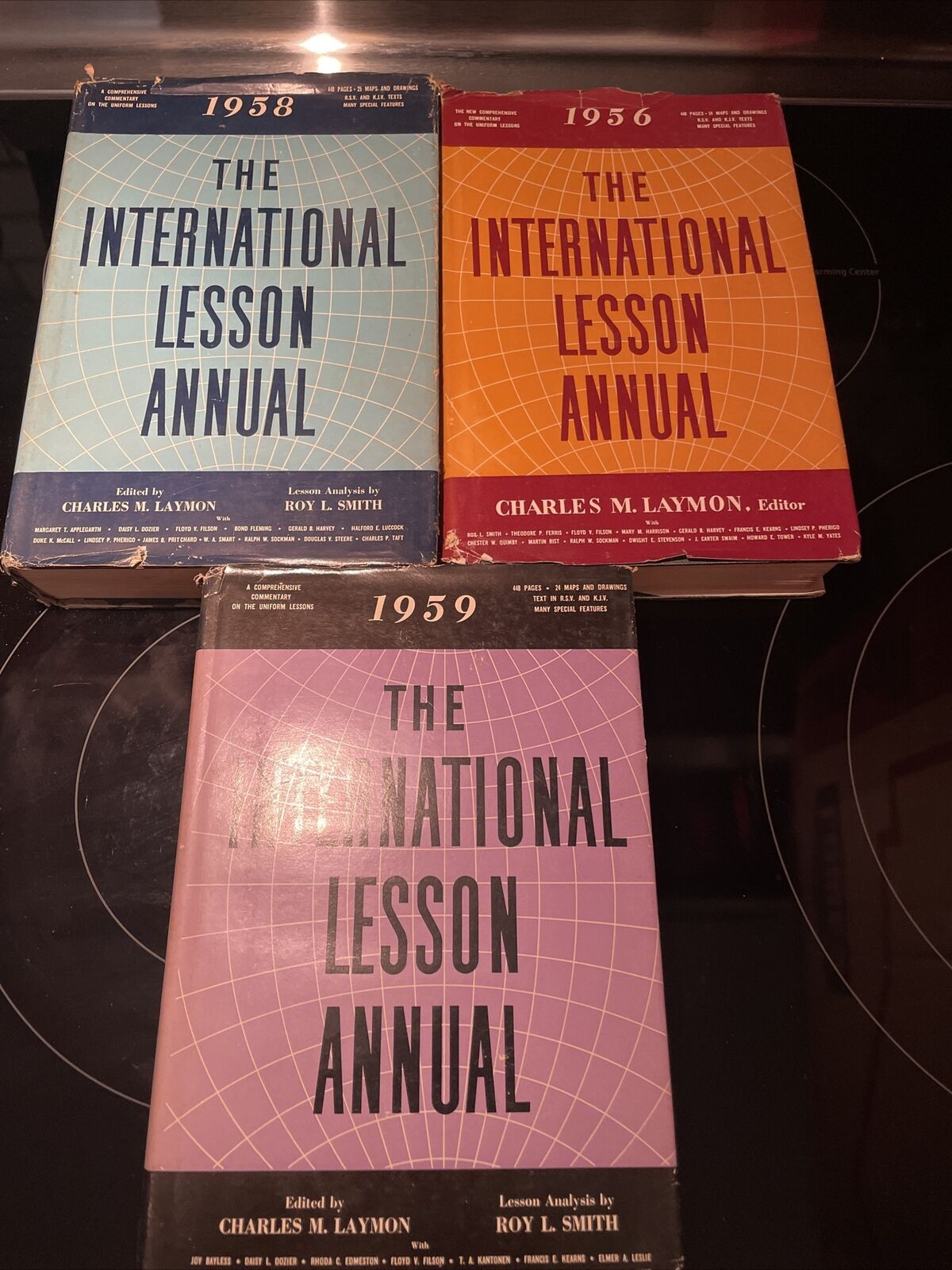 The International lesson Annual 1956 1958 & 1959 lot of 3 by Charles Laymon