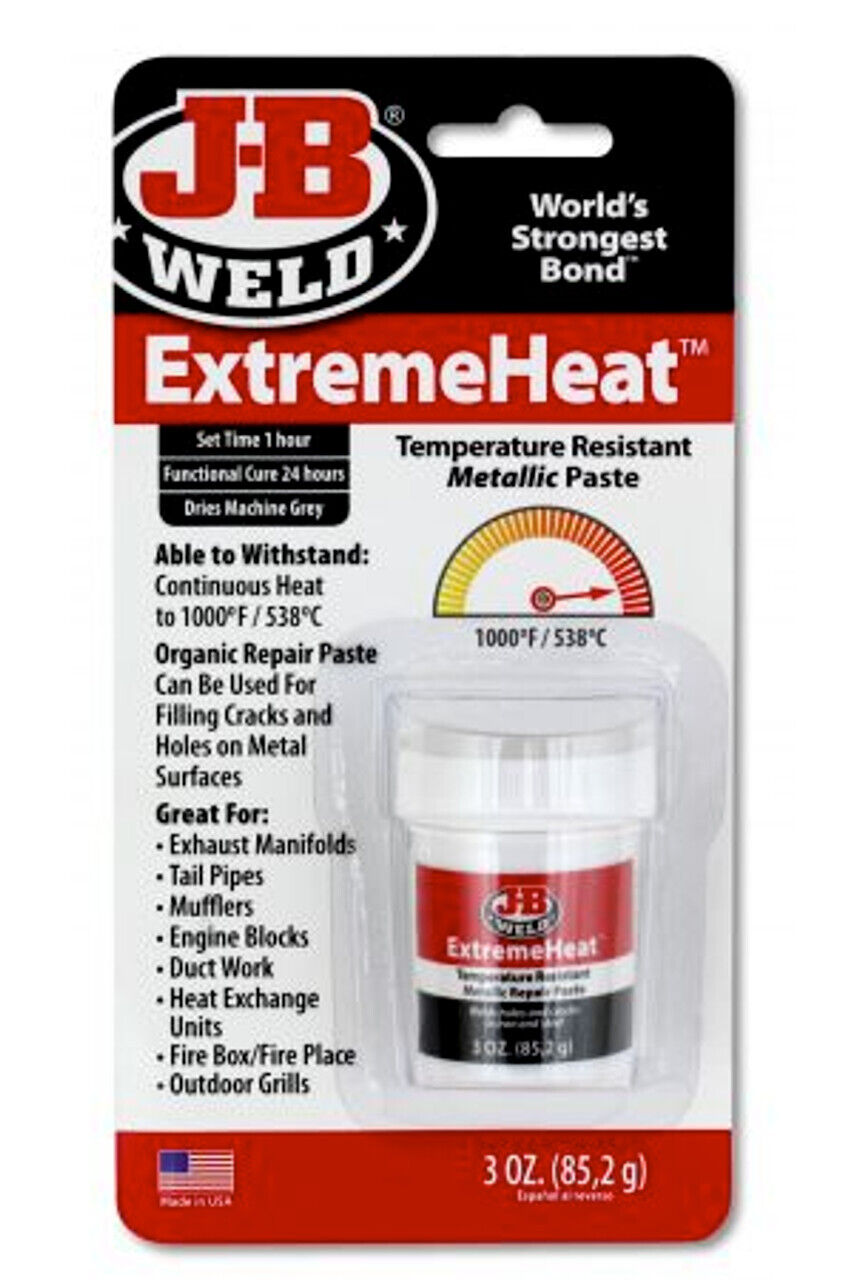 JB Weld 37901 3 oz. Extreme Heat Temperature Resistant Metallic Paste