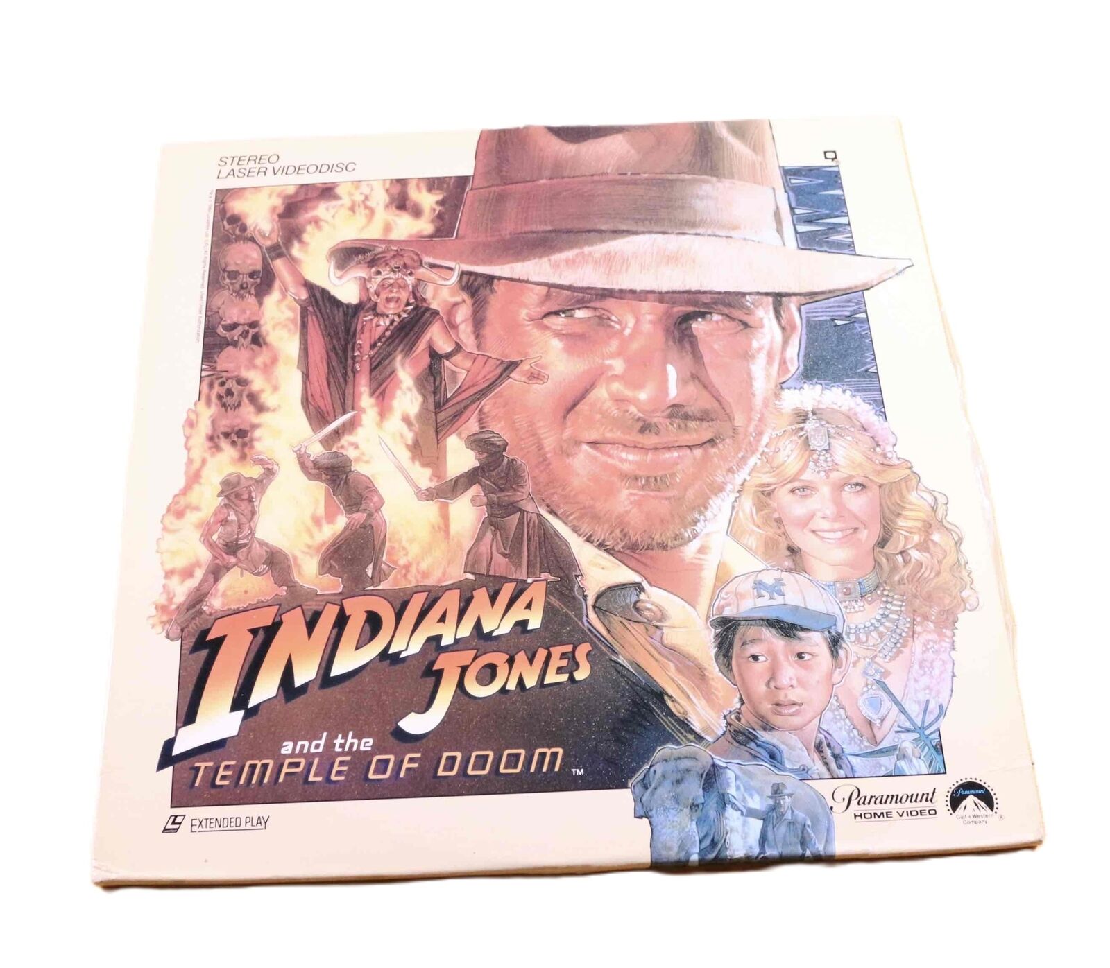 Paramount Home Video Indiana Jones Temple Of Doom Laser Videodisc