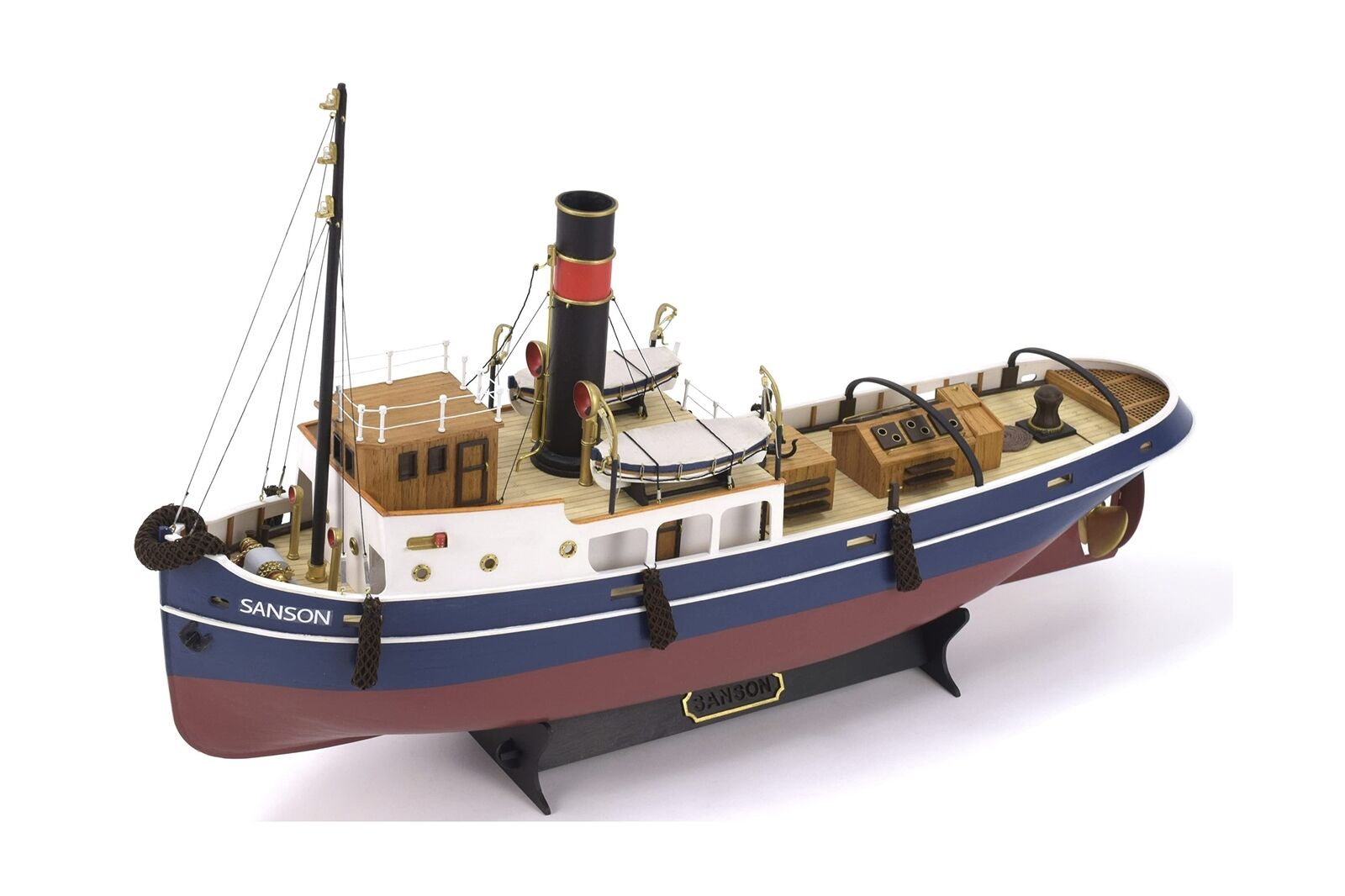 Artesanía Latina - Wooden Model Ship Kit – Tugboat, Sanson - Model 20