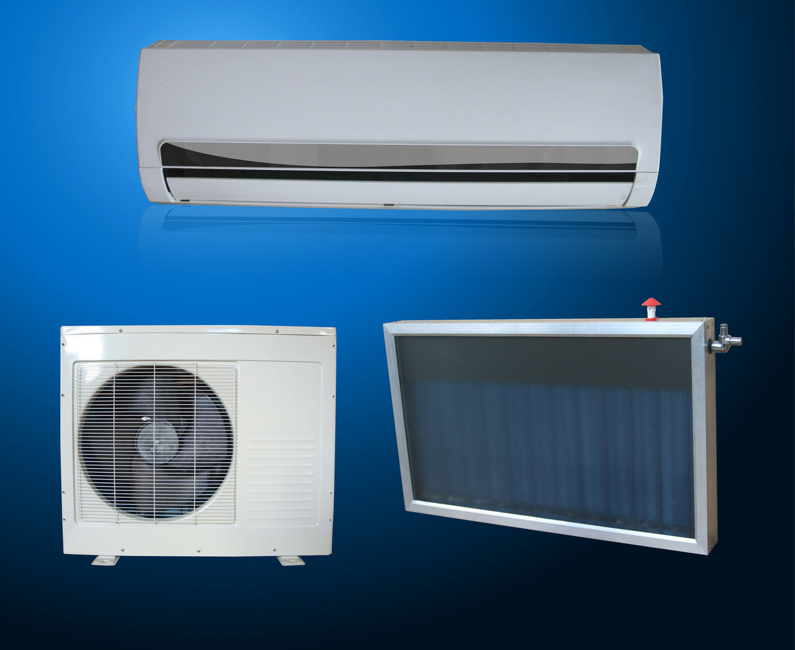 Solar Thermal Hybrid Air Conditioner / Heat Pump - 9000 BTU