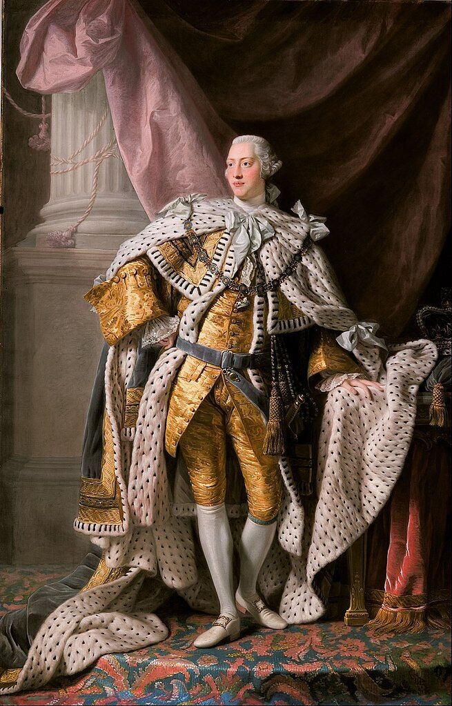 King George III in Coronation Robes 1765 Painting Art Poster Print PICK SIZE