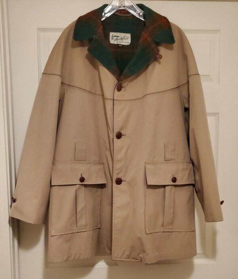 70s Vintage Northfield Sports hunting Blanket Lined jacket Sz 42 mens RARE